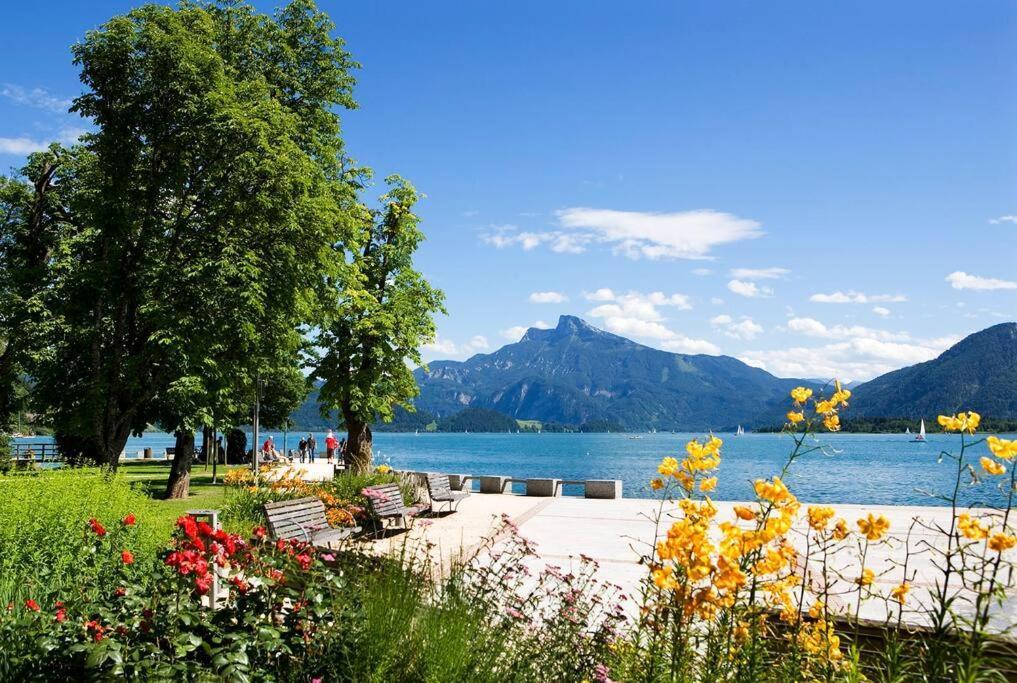 Im Mondseeland Innerschwand Eksteriør billede